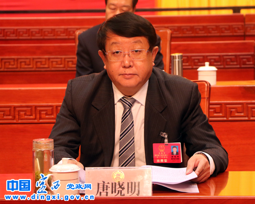 唐晓明出席政协定西市第四届委员会第二次会议第三次全体会议